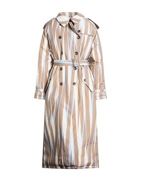 NWT Herno striped belted down trench coat puffer jacket US 6(oversize )fits M